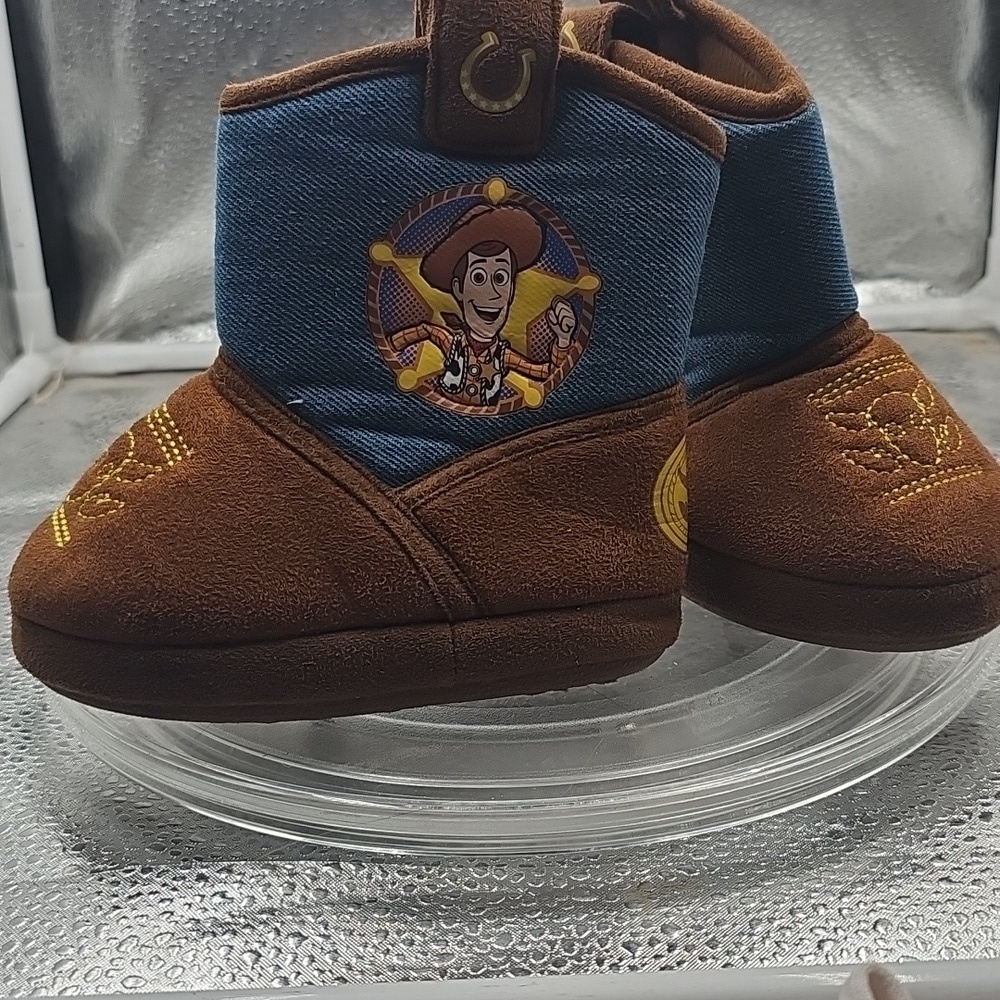 H Brown Toy Story Boots Size 5-6 In Toddlers​